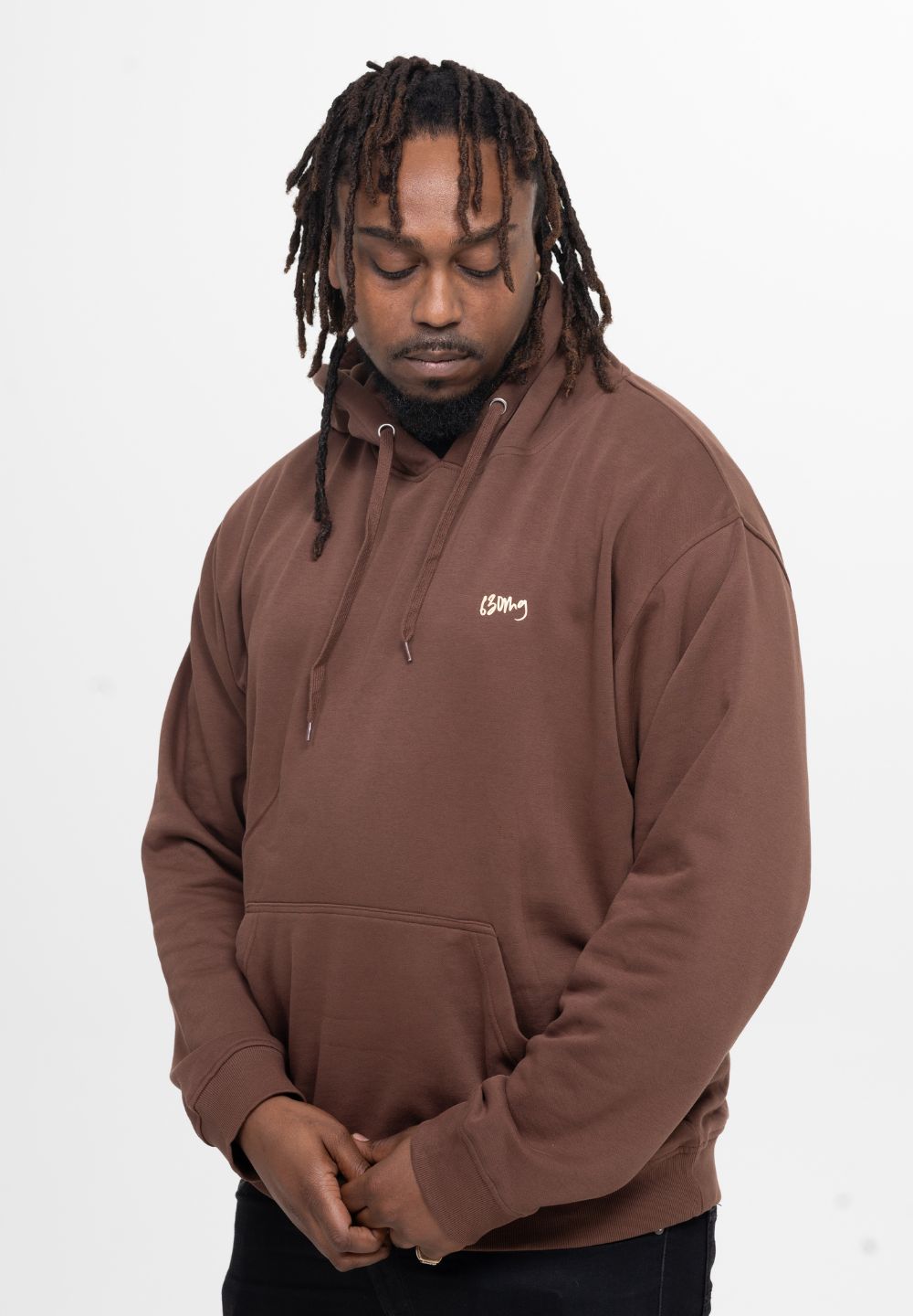 HOODIE-BROWN [630MG MINI LOGO BEIGE]